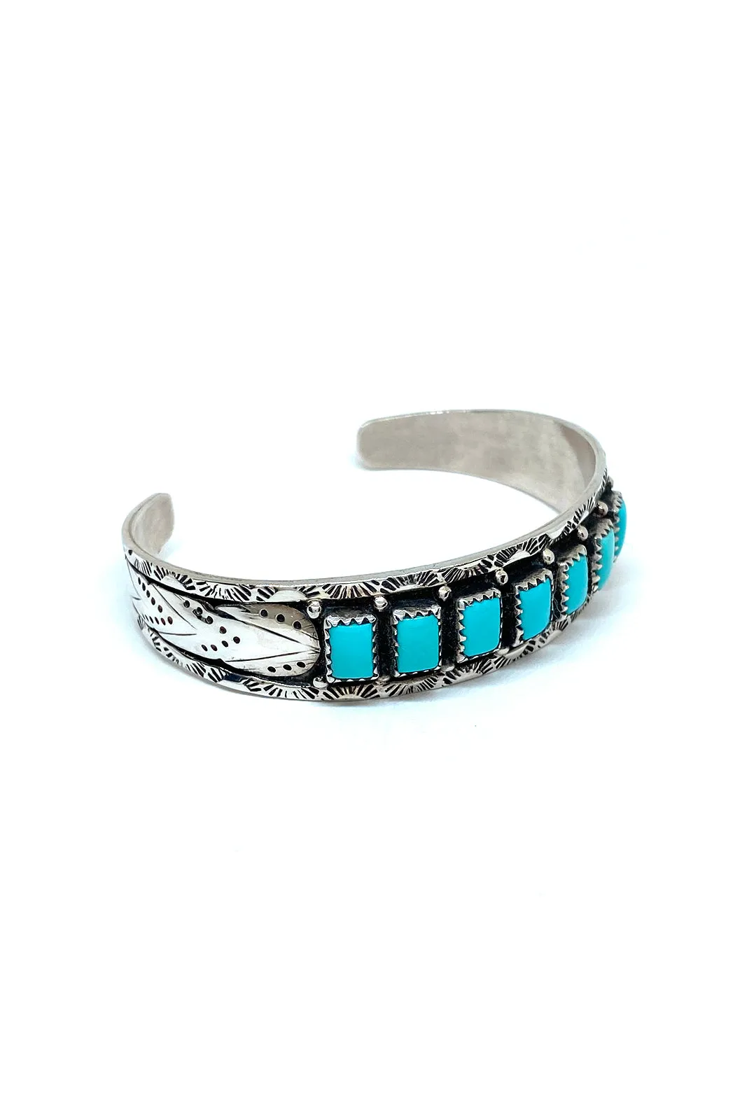 Sleeping Beauty Turquoise Row Cuff