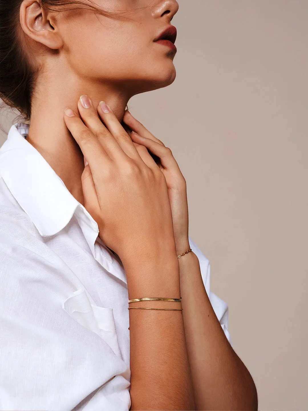 Snake Chain Layered Bracelets
