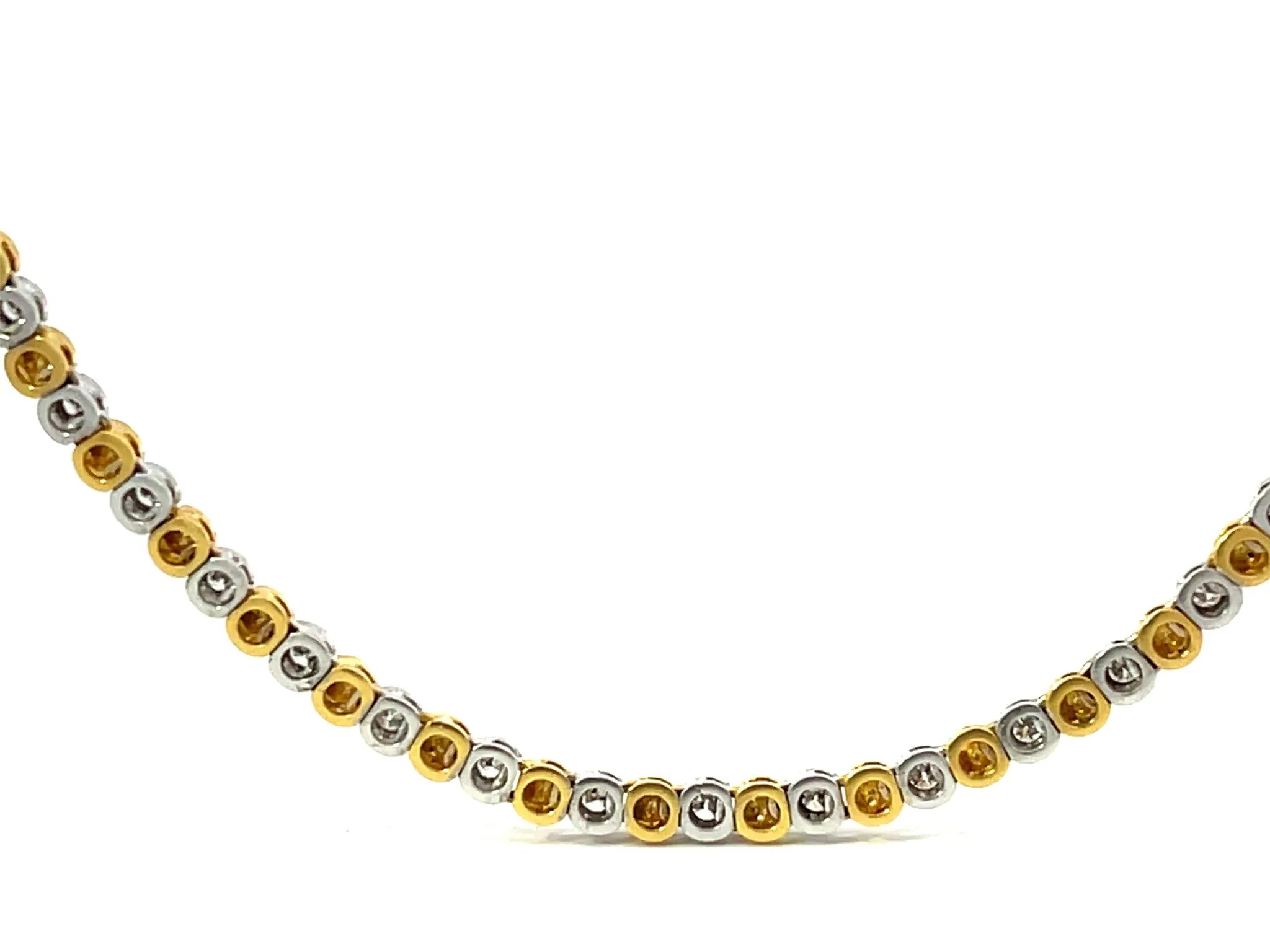 Solid 18K Gold Diamond Chain