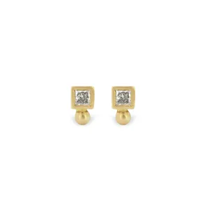 Square Dot Stud Earrings