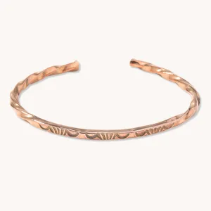 Stamp Dancer: Bronze Sage Twist Stacker Bracelet
