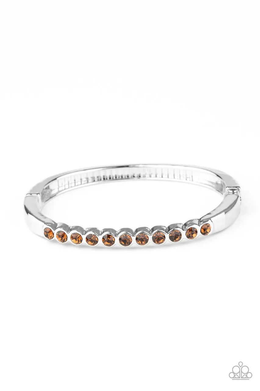 Stellar Beam Brown Paparazzi Bracelet