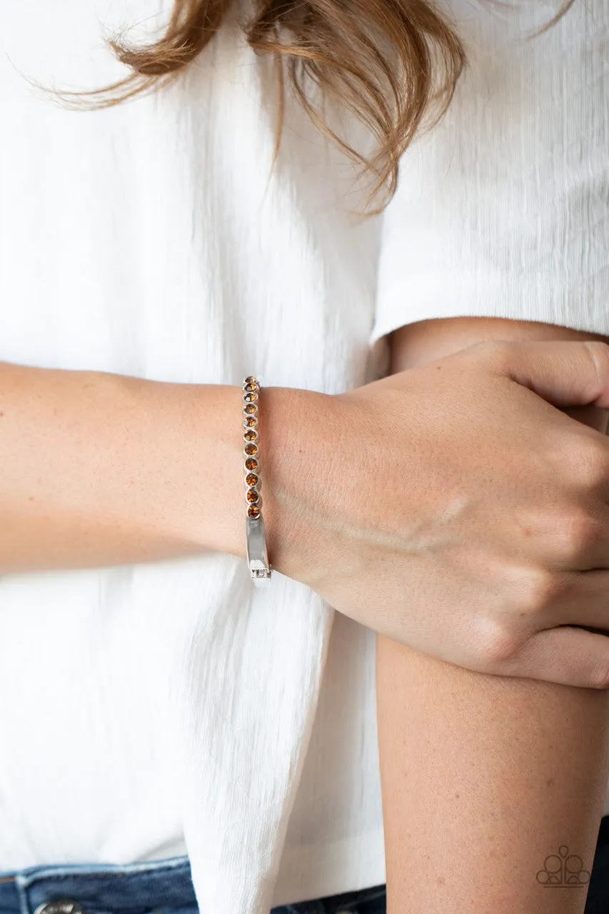 Stellar Beam Brown Paparazzi Bracelet