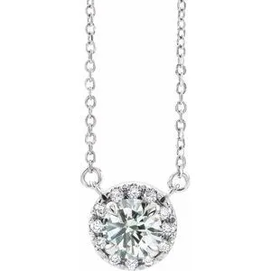 Sterling Silver 3/4 CTW Natural Diamond 18" Necklace