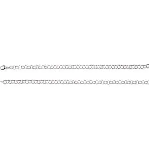 Sterling Silver 6.25 mm Link 7" Bracelet
