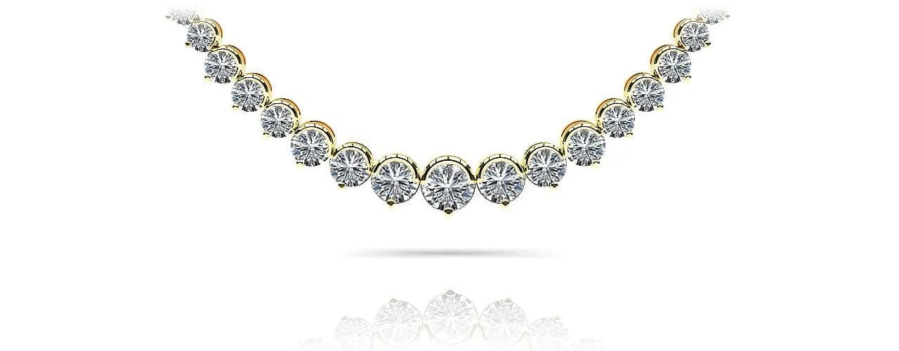 Strand Of Diamonds with 8.03 ct.(finished)