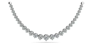 Strand Of Diamonds With Shiny Diamond Links  with 4.02 ct.(finished)