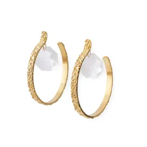 Tahini Hoop Earrings