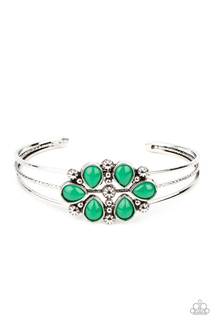 Taj Mahal Meadow Green Paparazzi Bracelet