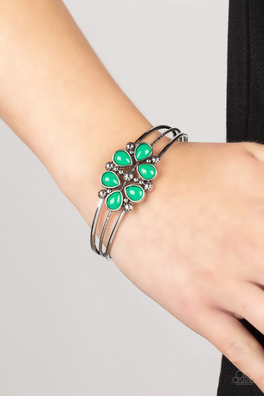 Taj Mahal Meadow Green Paparazzi Bracelet