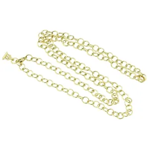Temple St. Clair 18K Yellow Gold Classic Oval Link Necklace 32"