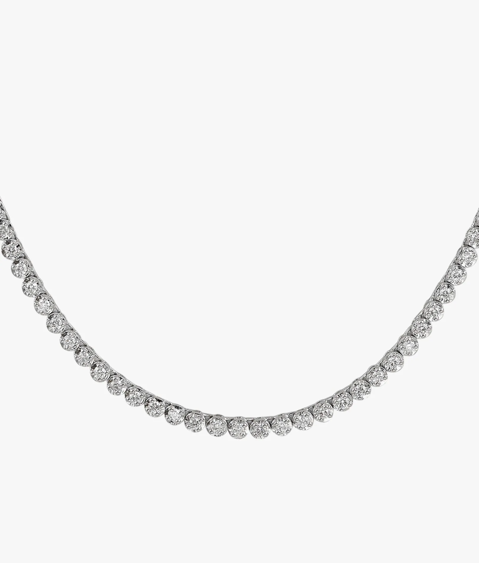 Tennis Choker Necklace 1 - 2.77cts