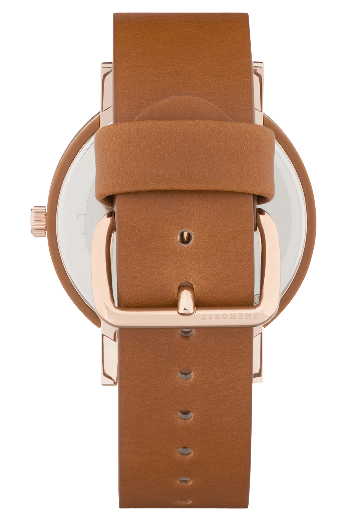 THE HORSE 'THE RESIN' WATCH - CHOC SHELL/CHOC DIAL/TAN LEATHER
