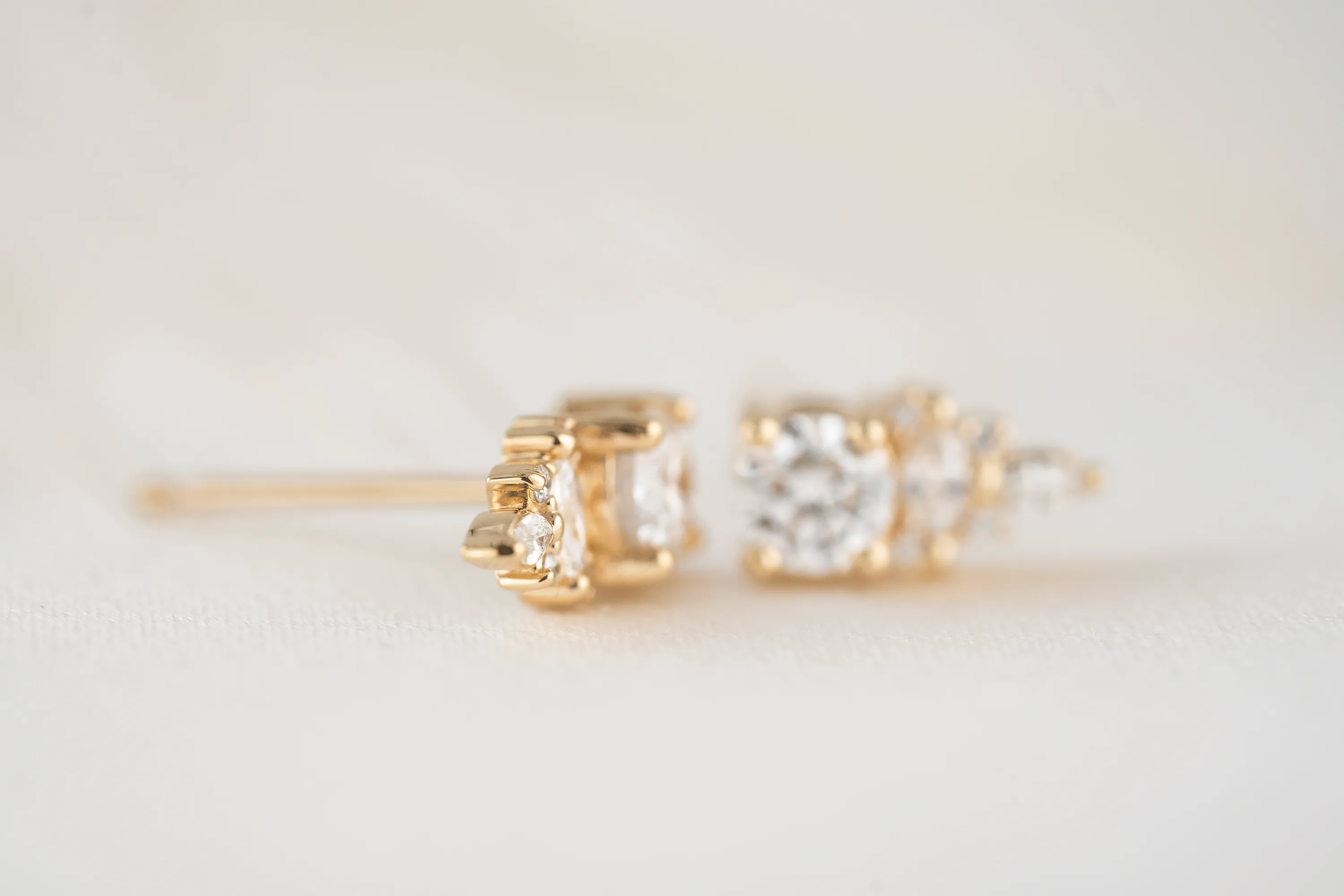 The Maeve Stud Earrings | Diamond