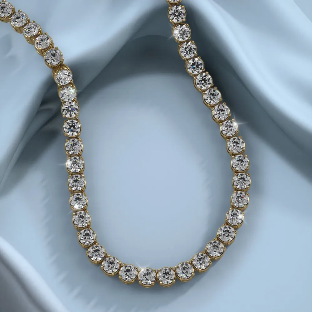 Timeless Dreams Riviera Diamond Necklace with 28.05 ct.(finished) 4.4mm
