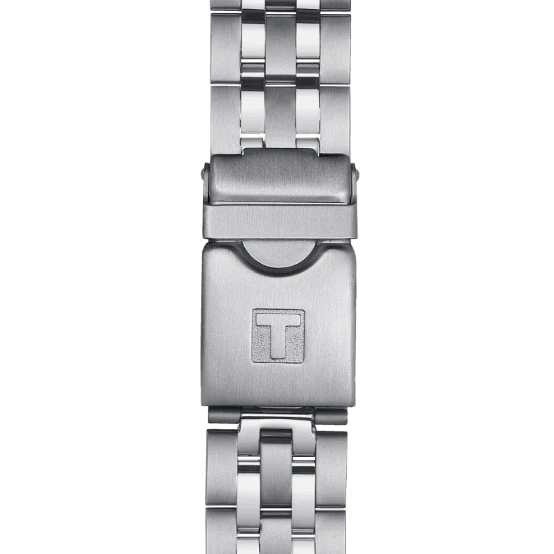 Tissot PRC 200 Silver Stainless Steel Black Dial Chronograph Quartz Watch for Gents - T114.417.11.057.00