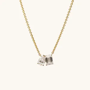 Toi et Moi Diamond Necklace