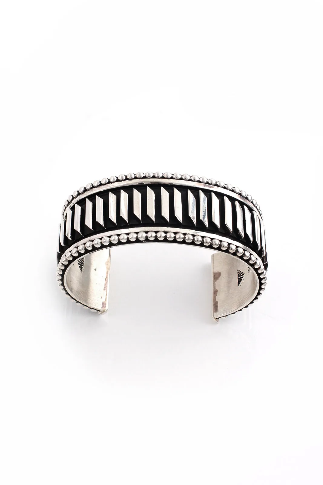 Tom Hawk Contemporary Sterling Silver Mens Cuff