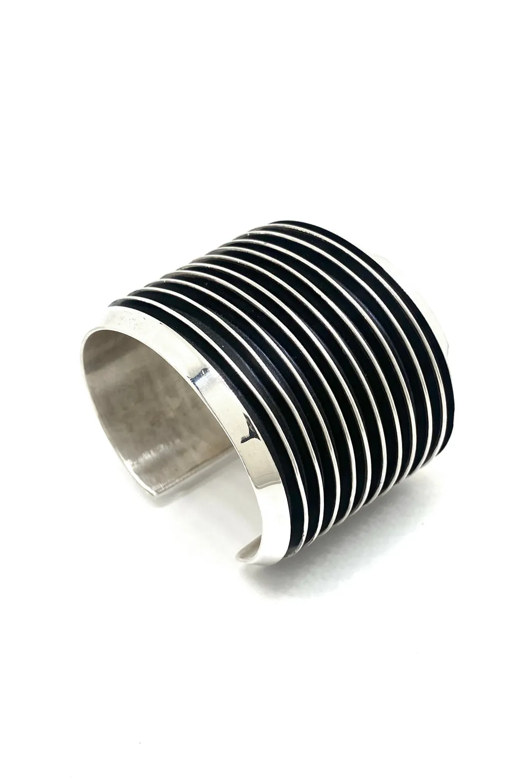 Tom Hawk Wide Sterling Silver Cuff Bracelet