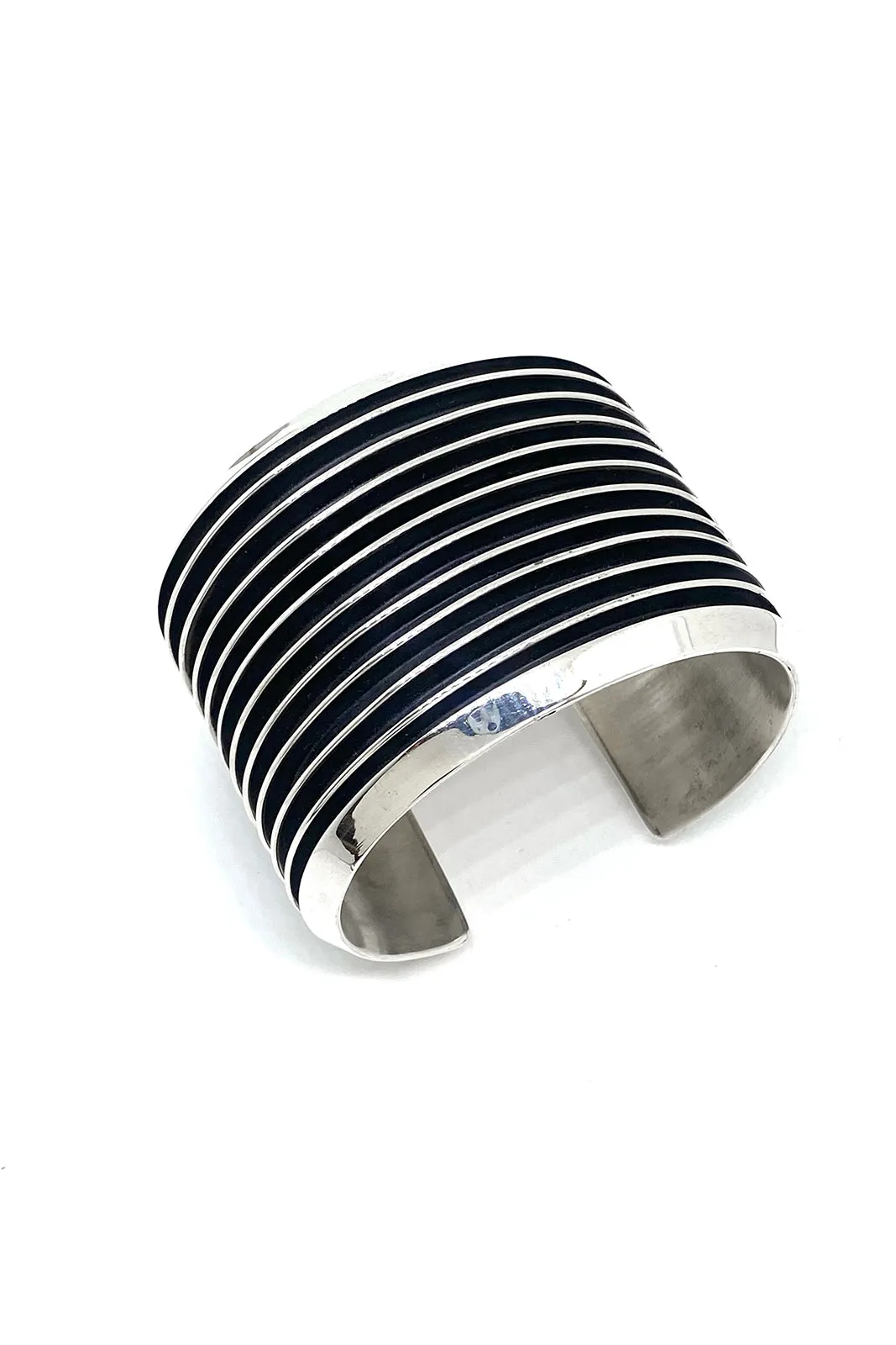 Tom Hawk Wide Sterling Silver Cuff Bracelet
