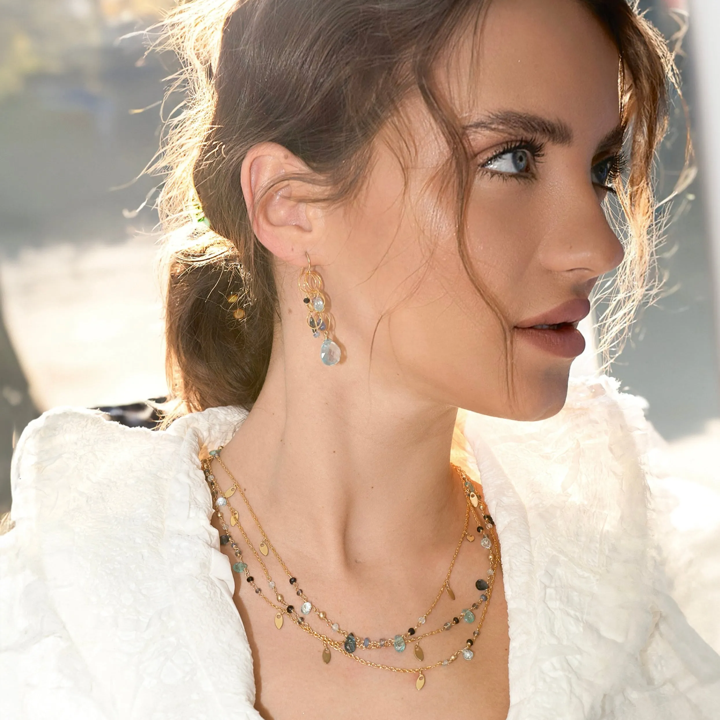 Tranquility Earrings - Blue