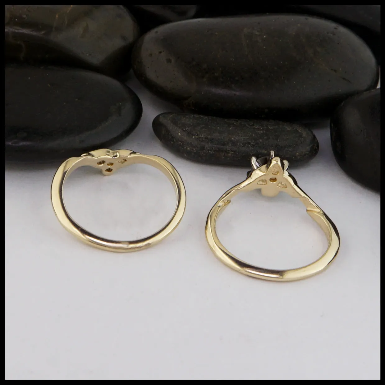 Trinity Knot Interlocking Ring Set