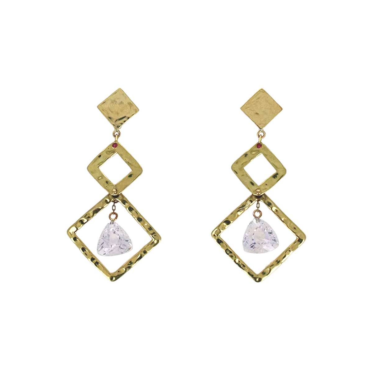 Triple Glow Earring