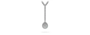 True Romance Diamond Necklace with 8.81 ct.(finished) 7x5mm, 1mm, 2.2mm