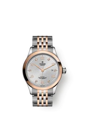 Tudor 1926, Stainless Steel and 18k Rose Gold with Diamond-set, 28mm, Ref# M91351-0002