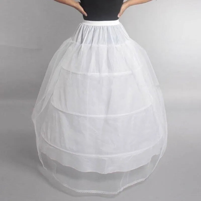 Underskirt Petticoat For Wedding Dress Elastic Band Lace Up