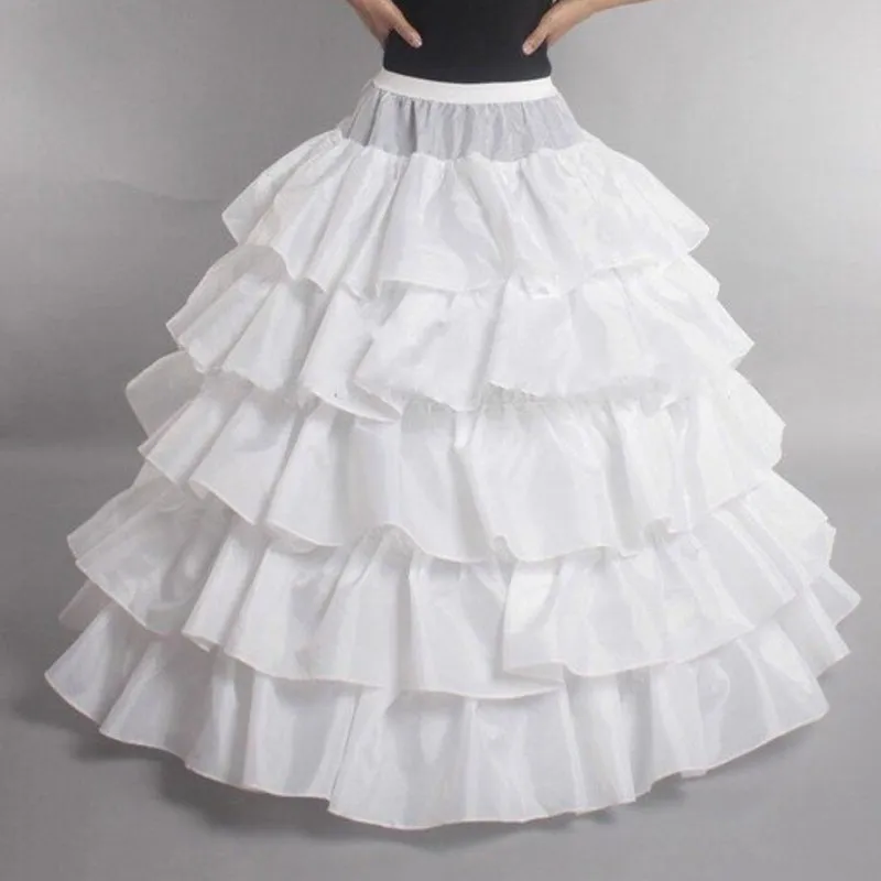 Underskirt Petticoat For Wedding Dress Elastic Band Lace Up