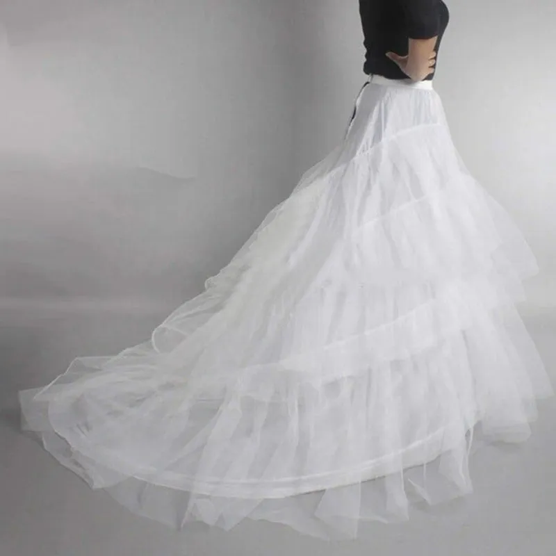 Underskirt Petticoat For Wedding Dress Elastic Band Lace Up