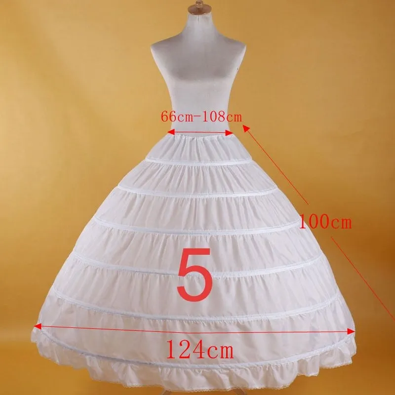 Underskirt Petticoat For Wedding Dress Elastic Band Lace Up
