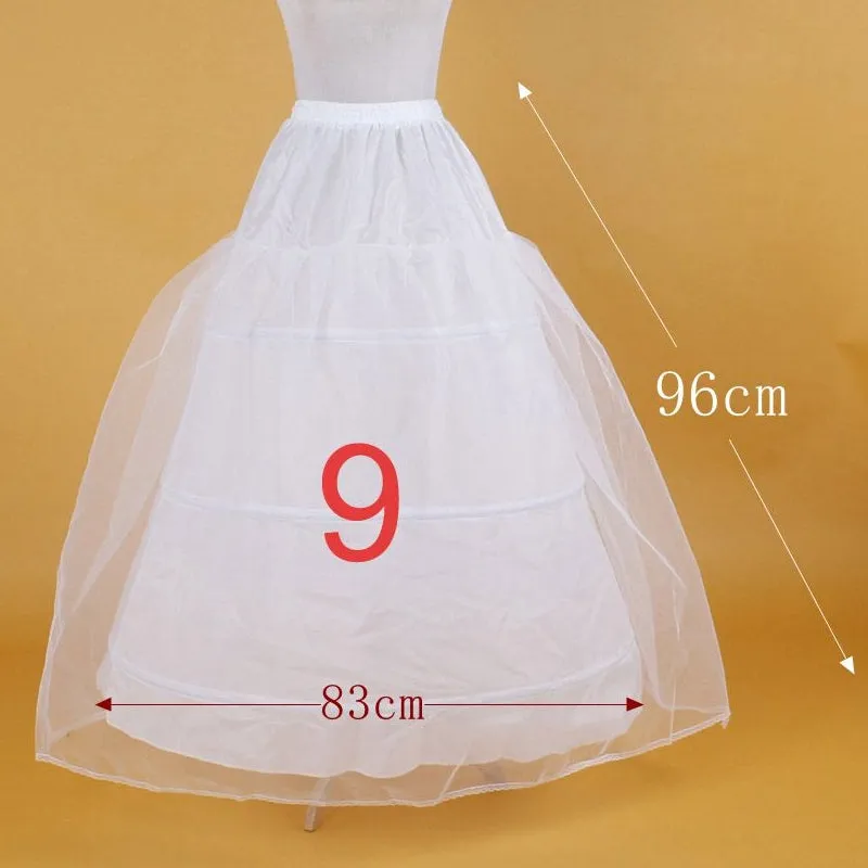 Underskirt Petticoat For Wedding Dress Elastic Band Lace Up