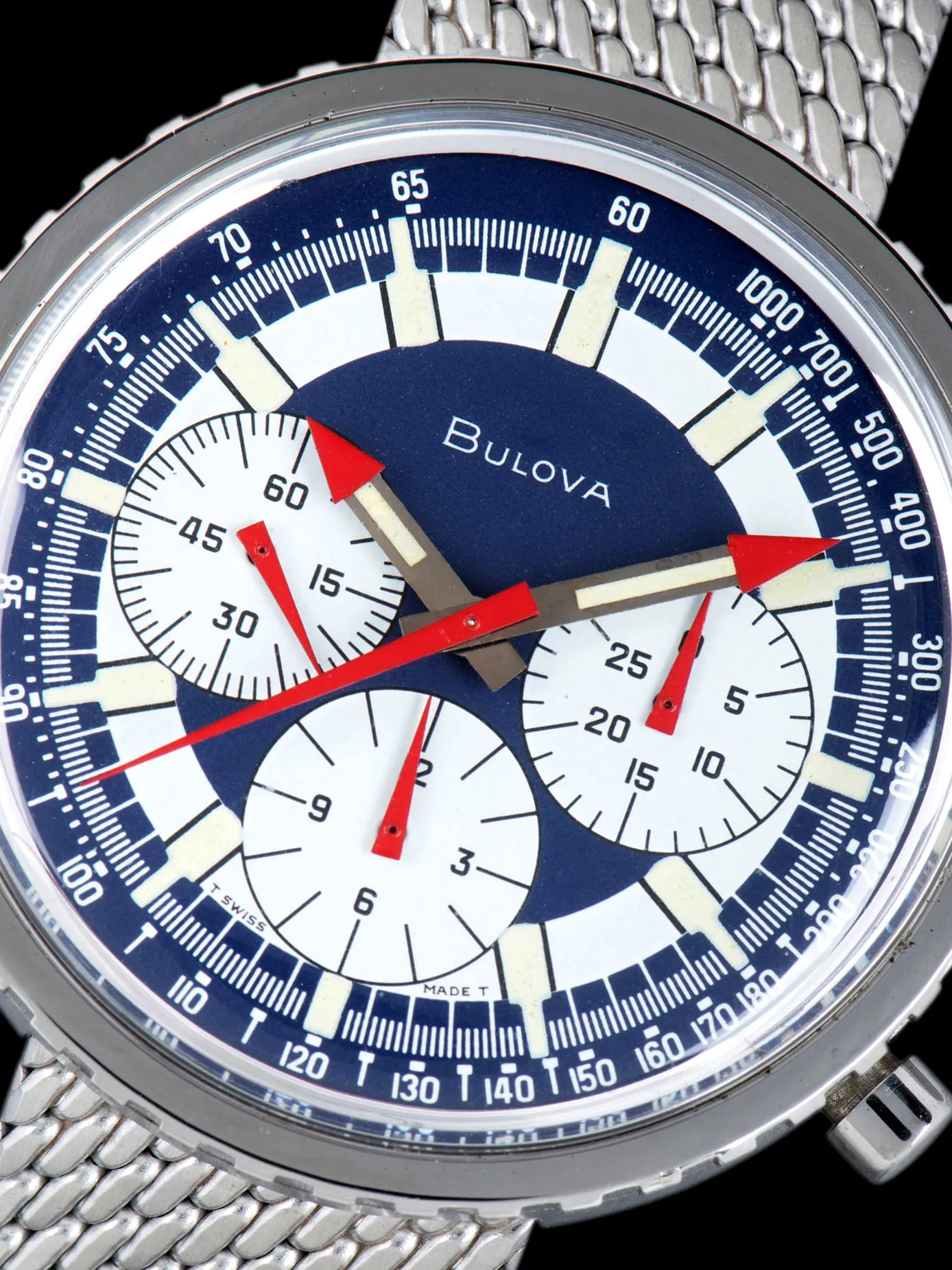 *Unpolished* 1970 Bulova Chronograph C "Stars & Stripes"