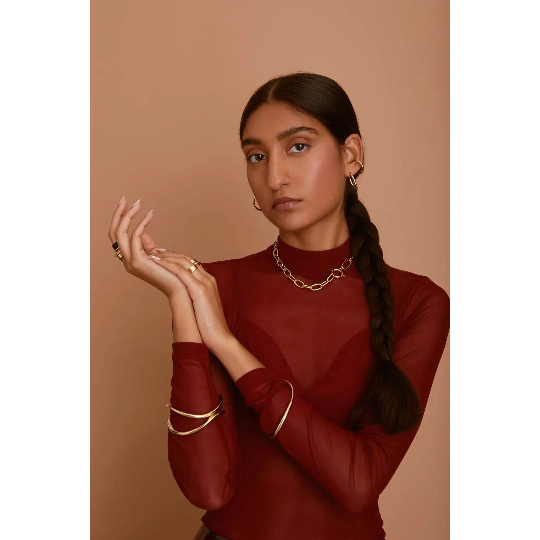 Varie Wrap Chain in Gold