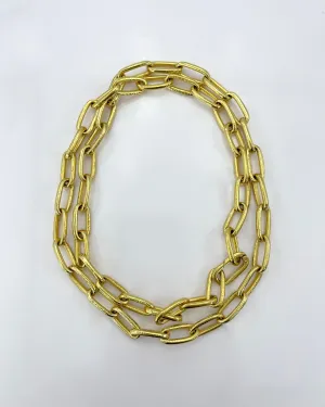 Vaubel Designs Small Oval Link Chain Necklace