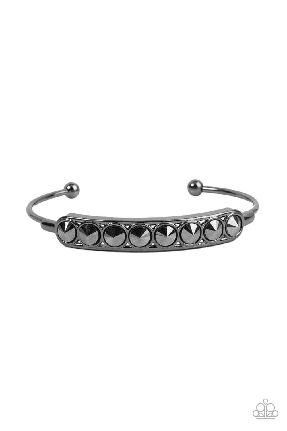 Vertigo Views - Black Gunmetal (Hematite Rhinerstone)Bracelet