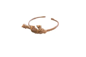 Vintage African Baole Dogon Figurine Cuff Bracelet