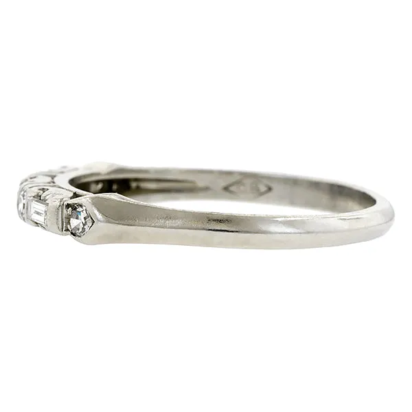 Vintage Diamond Wedding Band