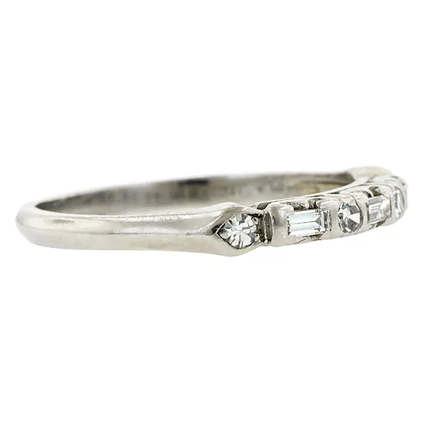 Vintage Diamond Wedding Band