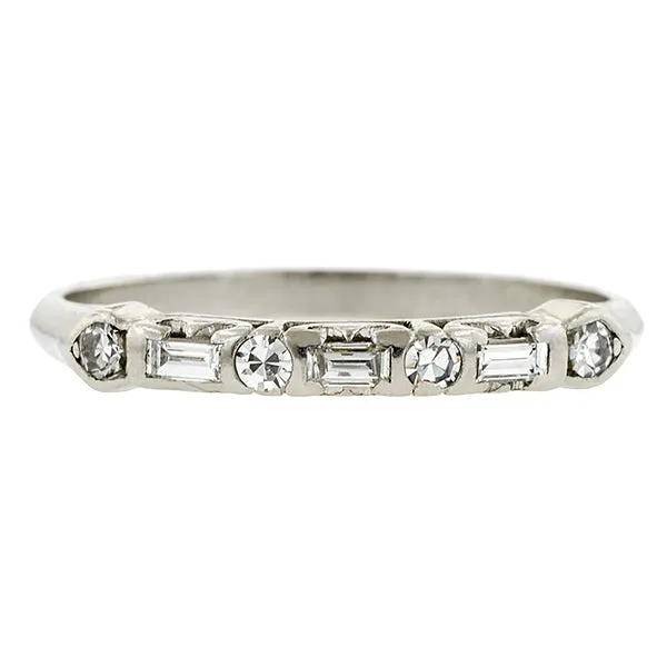 Vintage Diamond Wedding Band