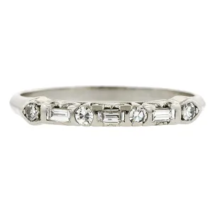 Vintage Diamond Wedding Band