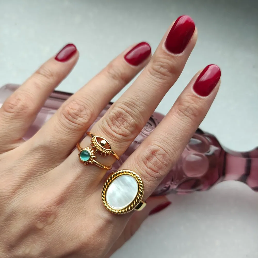 Vintage Opal Rings For Women