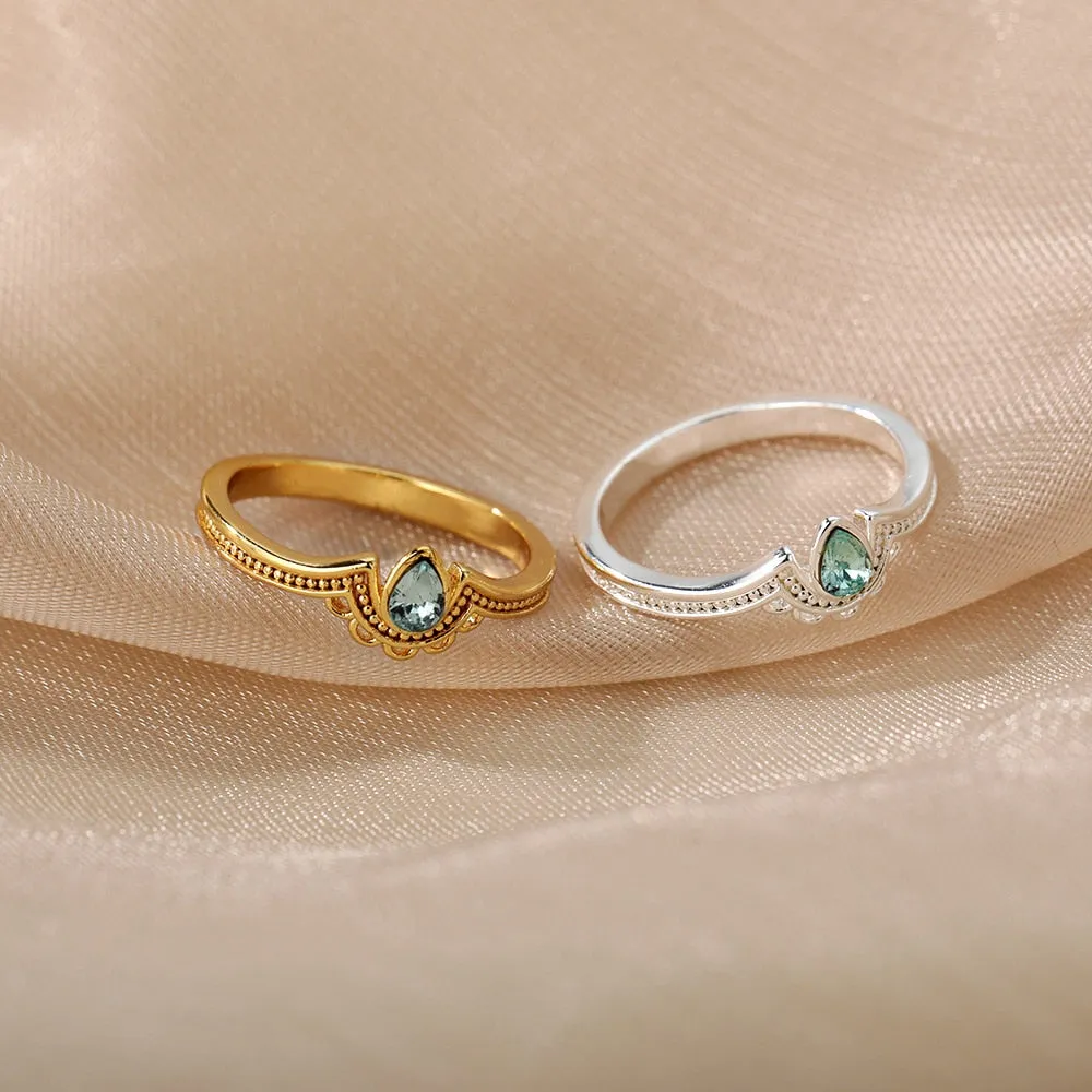 Vintage Opal Rings For Women