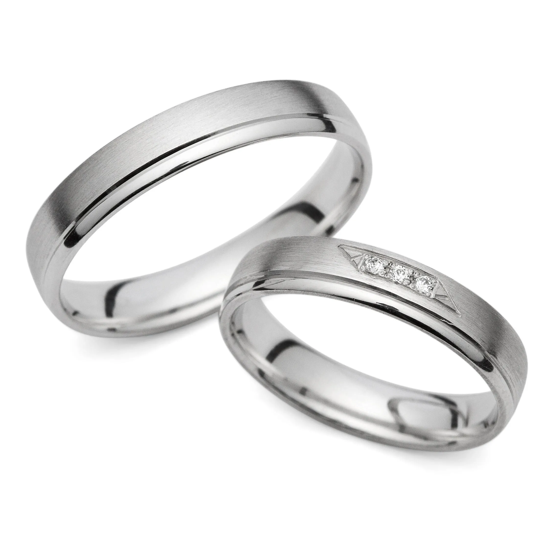 Wedding Band Set (Promise Rings) 354