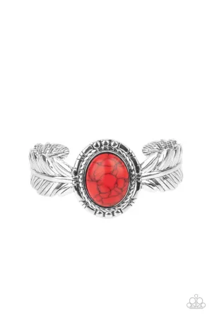 Western Wings Red Paparazzi Bracelet