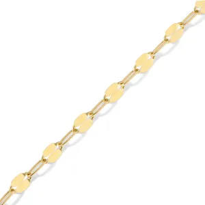 Wide Double Dapped Bar Chain