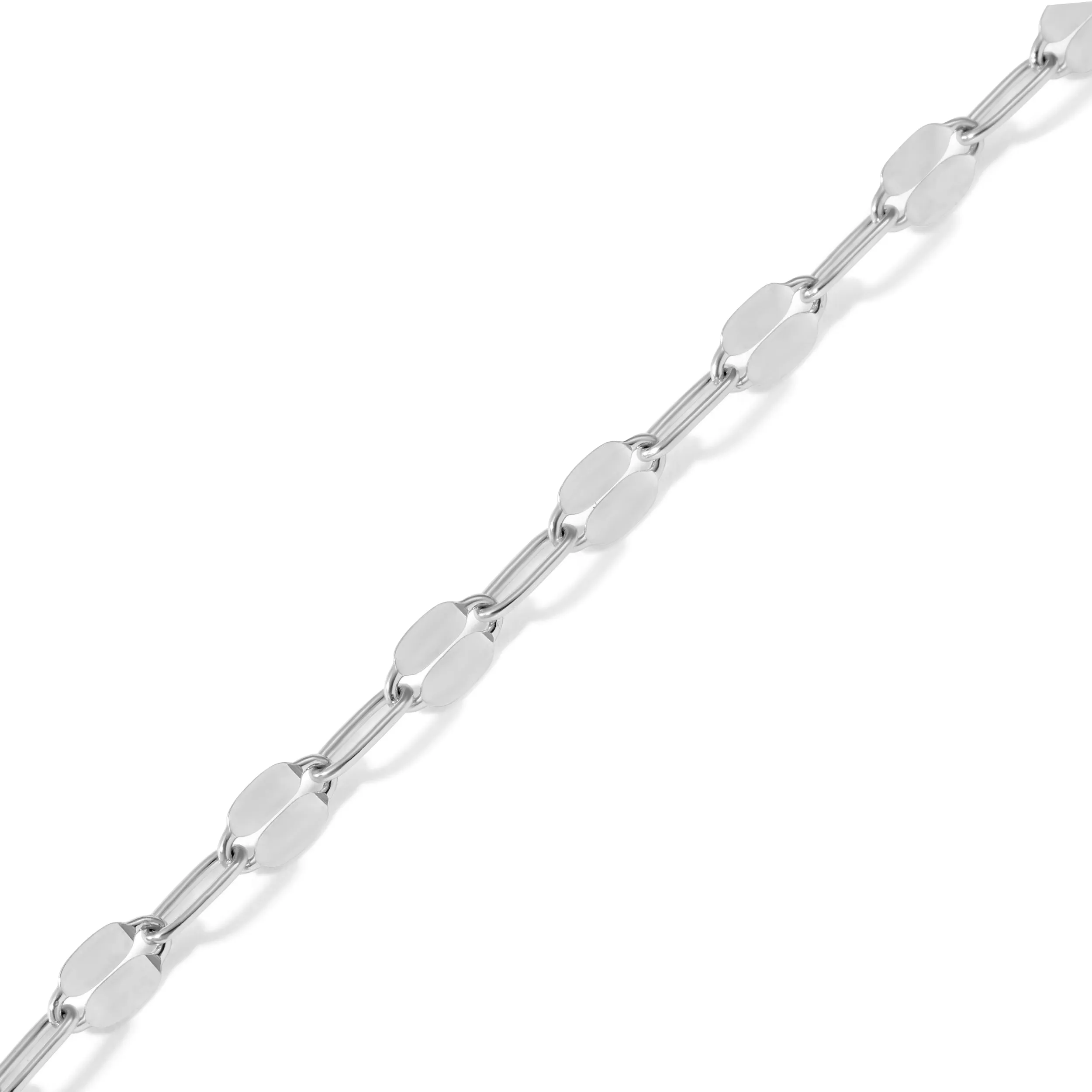 Wide Double Dapped Bar Chain