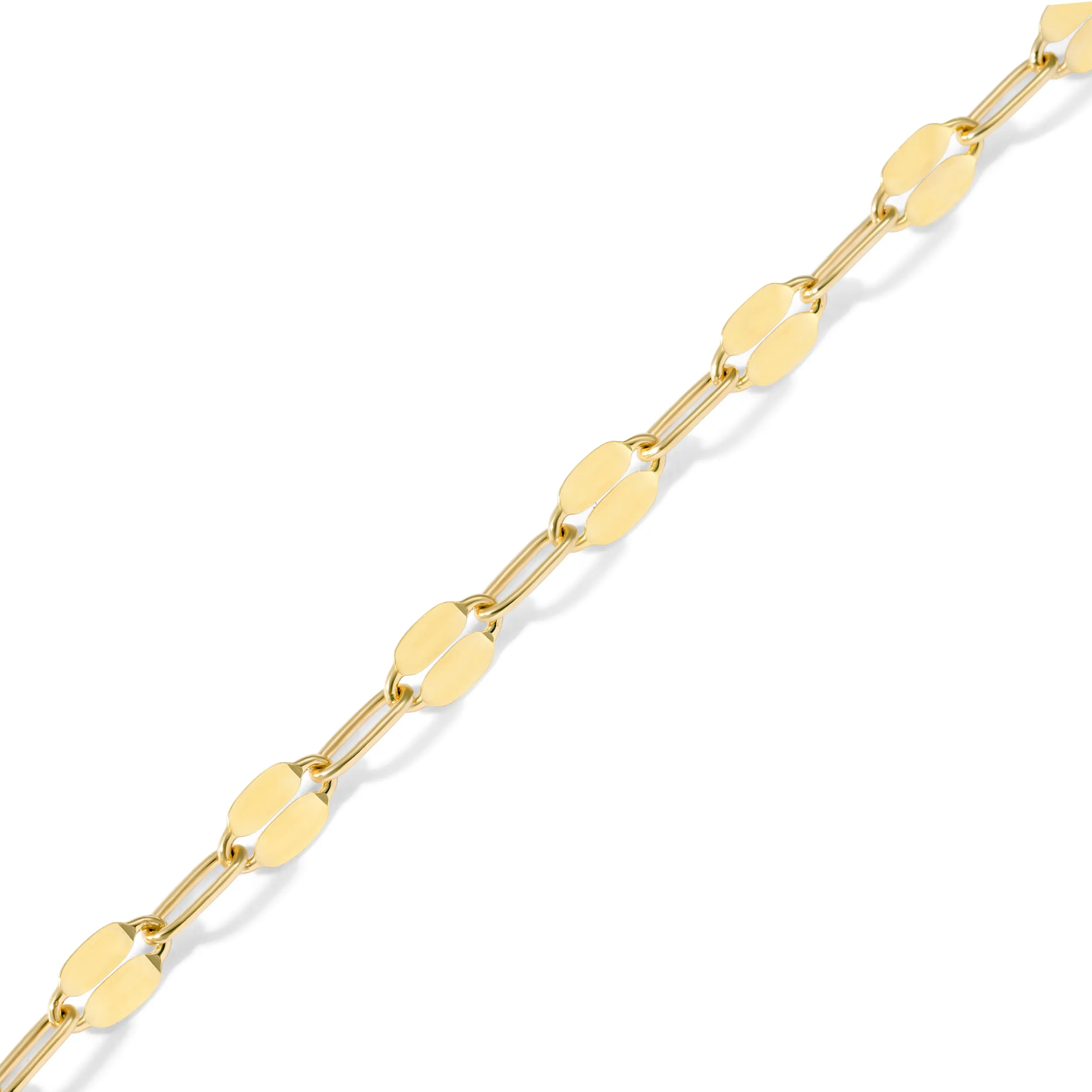 Wide Double Dapped Bar Chain